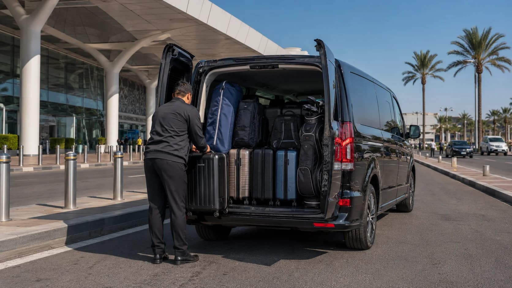 Flughafentransfers Casablanca für großes Gepäck und Gruppen