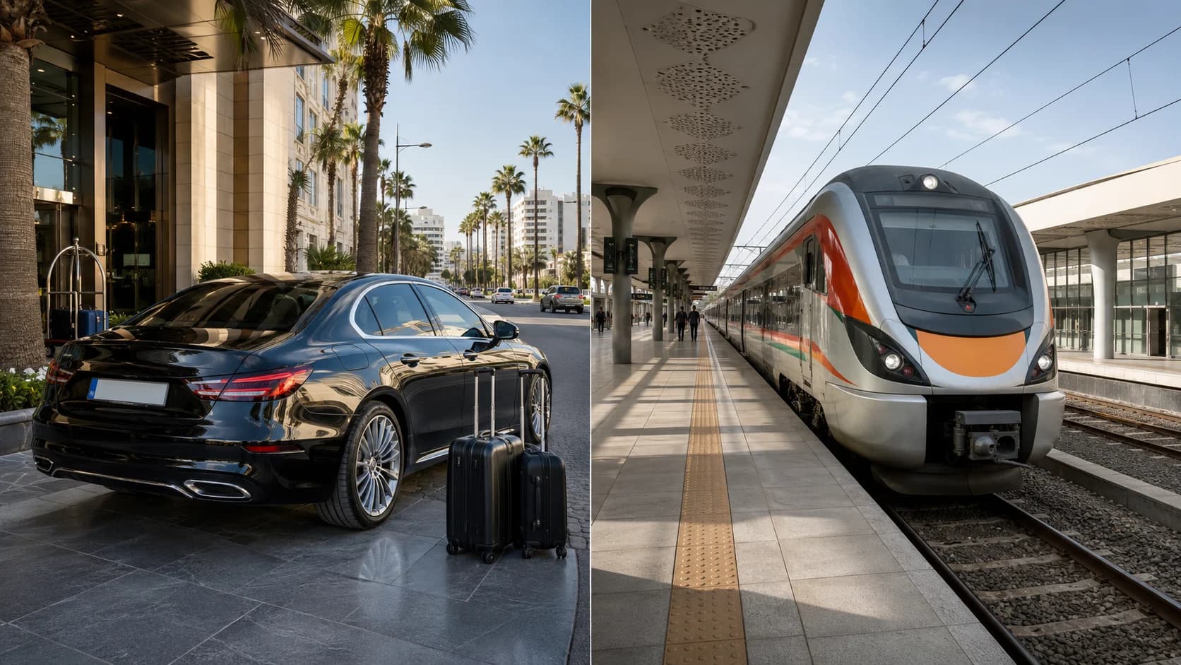 Traslado Privado vs Tren de Casablanca a Rabat: ¿Cuál es Mejor?