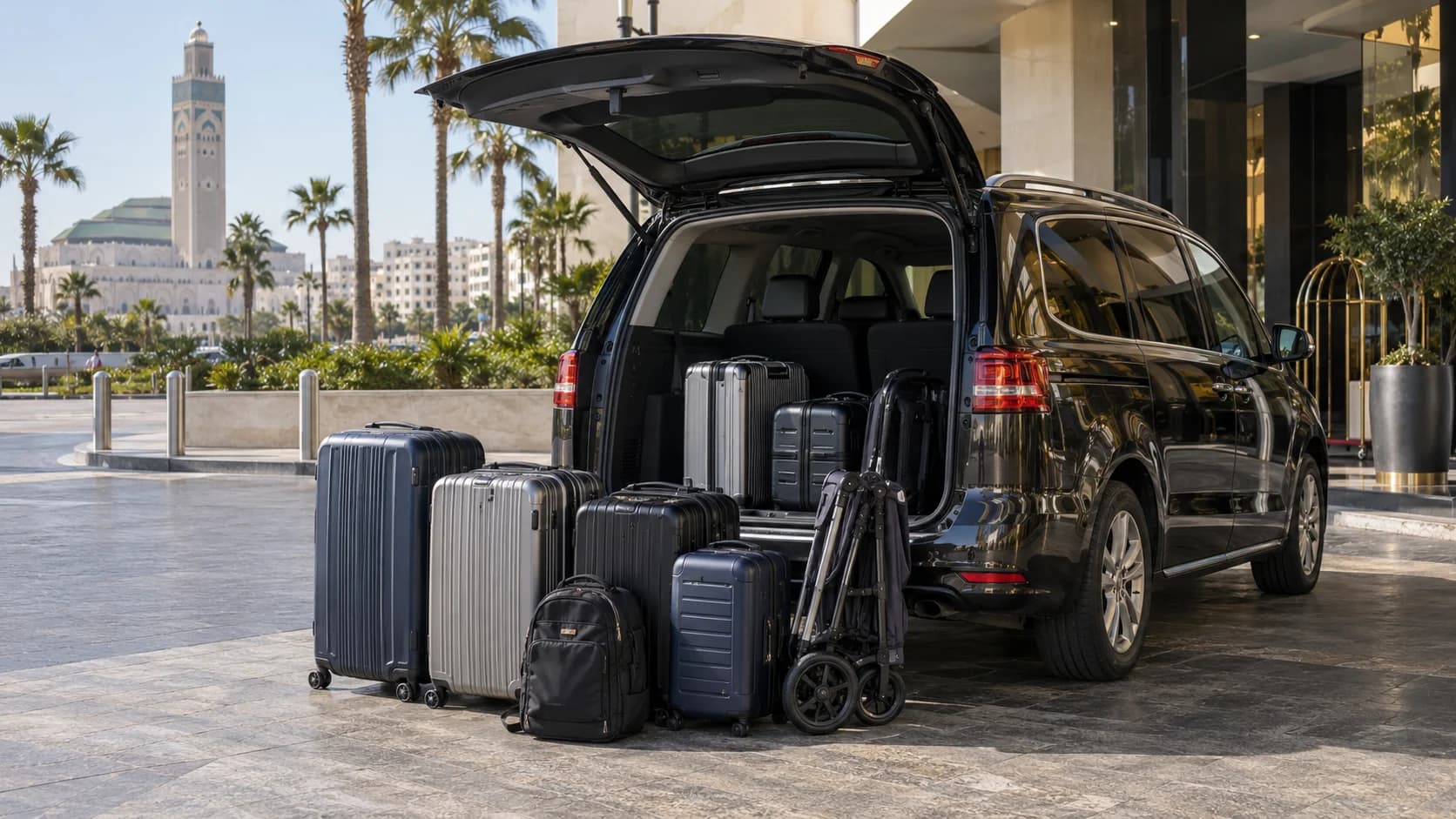 How Much Luggage Fits in a Casablanca Private Transfer?